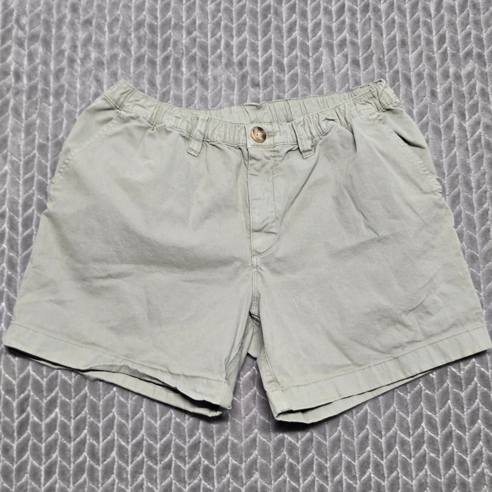 Chubbies Originals Men Small Sage Green 5.5 Inch Inseam Stretch Cotton Shorts